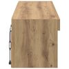 vidaXL TV Wall Cabinet Panama Artisan Oak 100 x 30 x 30 cm
