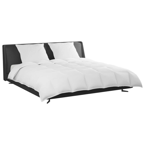 vidaXL Duvet Set with Pillow 3 pcs White Down Feather
