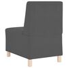 vidaXL Modular Sofa Unit Armless Dark Grey 55 x 74 x 82 cm