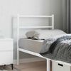 vidaXL Metal Replace Headboard White 75 cm