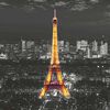 AG Design Photo Mural Eiffel In The Night