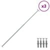 vidaXL Adjustable Security Window Bars 3 pcs 710-1200 mm