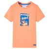Kids' T-shirt with Short Sleeves Neon Orange 104