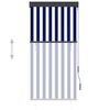 vidaXL Outdoor Roller Blind 80x250 cm Blue and White