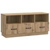 vidaXL TV Cabinet 102 x 34.5 x 47 cm Artisan Oak Engineered Wood