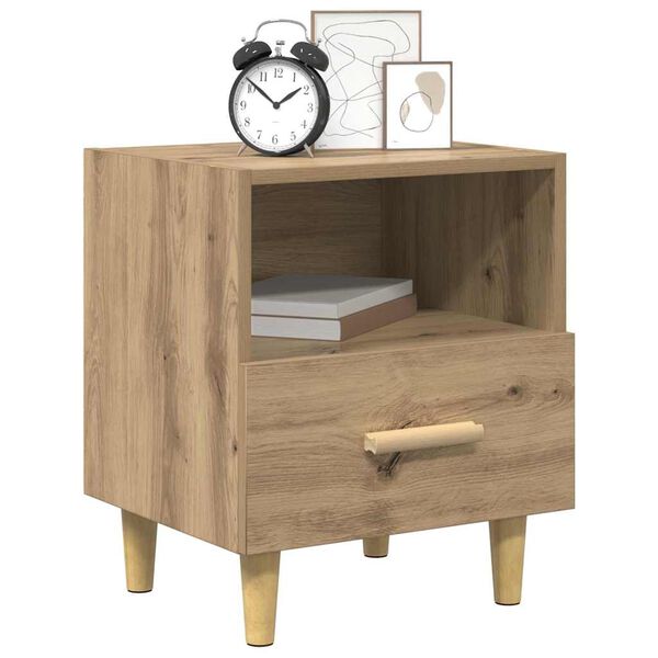 vidaXL Bedside Cabinet Artisan Oak 40 x 35 x 47 cm Engineered Wood