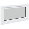 vidaXL Basement Window "RISOR" 110x50 cm Tilt&Turn DIN Left White