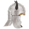 vidaXL Fantasy Viking Helmet LARP Silver Steel