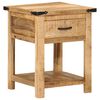 vidaXL Bedside Cabinet 40x40x50 cm Solid Wood Mango