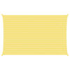 vidaXL Sun Shade Sail Yellow and White 8 x 5 m 100% Polyester Oxford