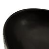 vidaXL Countertop Basin Black and Blue Oval 56.5x36.5x13.5 cm Ceramic