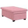 vidaXL Sofa Bed Pink 67 x 194 x 38 cm Velvet