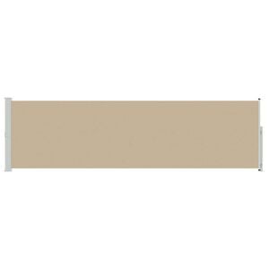 vidaXL Retractable Side Awning 140 x 500 cm Polyester Rectangular