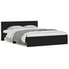 vidaXL Bed Frame without Mattress Black 150x200 cm