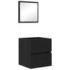 vidaXL Bathroom Cabinet Black Oak 41 x 38.5 x 45 cm Engineered Wood