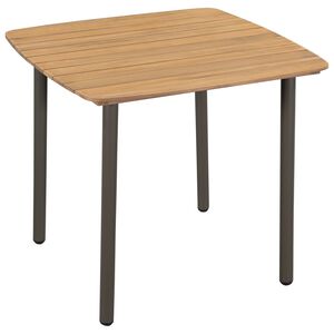 vidaXL Dining Table | Wooden Brown | Solid Acacia Wood | Medium | Durable