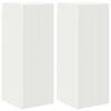 vidaXL TV Wall Cabinet 2 pcs White 30 x 31 x 80 cm Engineered Wood
