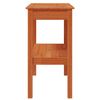 vidaXL Console Table Wax Brown 80 x 40 x 75 cm Solid Pine Wood