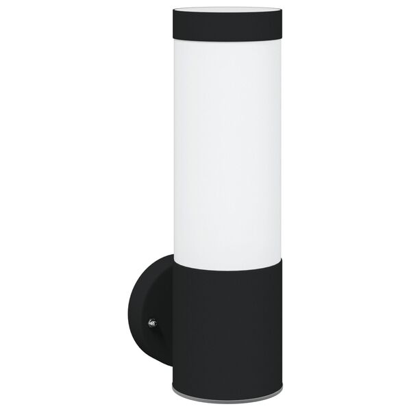 vidaXL Outdoor Wall Light Black 12 x 8.5 x 27 cm