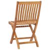 vidaXL Folding Garden Chairs 6 pcs Solid Teak Wood