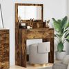 vidaXL Bedroom Dressing Tables Smoked Oak 80 x 39.6 x 135 cm