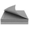 vidaXL Tarpaulin with Eyelets Light Grey 6 x 10 m 180 gsm PE