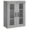 vidaXL Wall Mounted Cabinet Grey Sonoma 69.5x34x90 cm