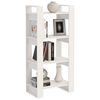 vidaXL Book Cabinet/Room Divider White 60x35x125 cm Solid Wood
