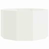 vidaXL Planter White 90 x 90 x 50 cm Steel