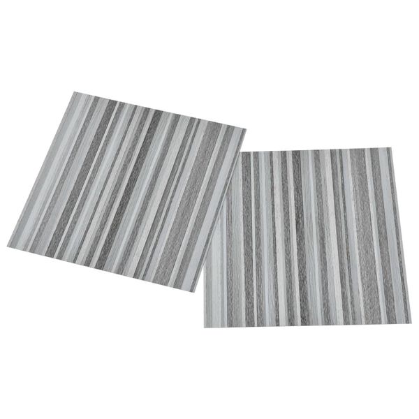vidaXL Self-adhesive Flooring Planks 20 pcs PVC 1.86 m&sup2; Light Grey