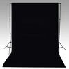 vidaXL Backdrop Cotton without Stand Black 600x300 cm