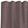vidaXL Voile Curtains with Tab Top 2 pcs Brown