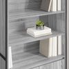 vidaXL Tall Cabinets 2 pcs Grey Sonoma 79 x 36 x 200 cm