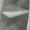 vidaXL Corner Cabinet Concrete Grey 32x32x140cm Engineered Wood