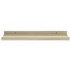vidaXL Wall Shelves 2 pcs White and Sonoma Oak 40x9x3 cm