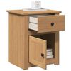 vidaXL Bedside Cabinet PANAMA 46x40x57 cm Solid Wood Pine
