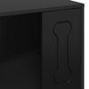 vidaXL Dog House Black 44 x 42 x 49 cm Engineered Wood