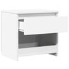 vidaXL Bedside Cabinets 2 pcs High Gloss White 40x30x39 cm Engineered Wood