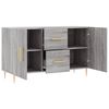vidaXL Sideboard Grey Sonoma 100x36x60 cm Engineered Wood