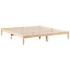 vidaXL Extra Long Bed Frame without Mattress 200x210 cm Solid Wood Pine