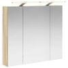 vidaXL Bathroom Mirror Cabinet Sonoma Oak 80 x 14.5 x 70 cm