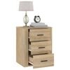 vidaXL Bedside Cabinet Sonoma Oak 50x36x60 cm Engineered Wood