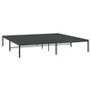 vidaXL Metal Bed Frame without Mattress Black 193x203cm