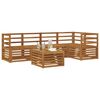 vidaXL Sofa Sets 6 pcs Natural Solid Acacia Wood