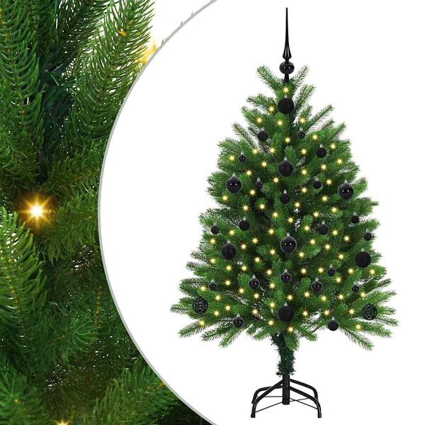 vidaXL Christmas Tree with 150 LEDs with Stand Green 120 cm PE