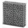 vidaXL Gabion Basket with Lids Galvanised Wire 100 x 100 x 30 cm
