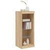 vidaXL Sideboard with LED Lights Sonoma Oak 41x37x100 cm