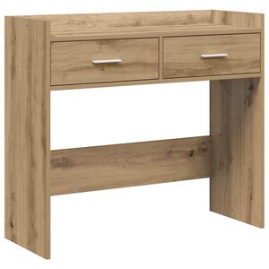 vidaXL Console Table Artisan Oak 90 x 35 x 80 cm Engineered Wood