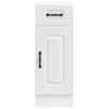 vidaXL Kitchen Base Cabinet Kalmar White Engineered Wood