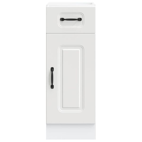 vidaXL Kitchen Base Cabinet Kalmar White Engineered Wood